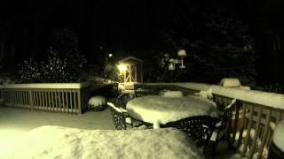 Jan 21 2014 CT Snowfall Timelapse