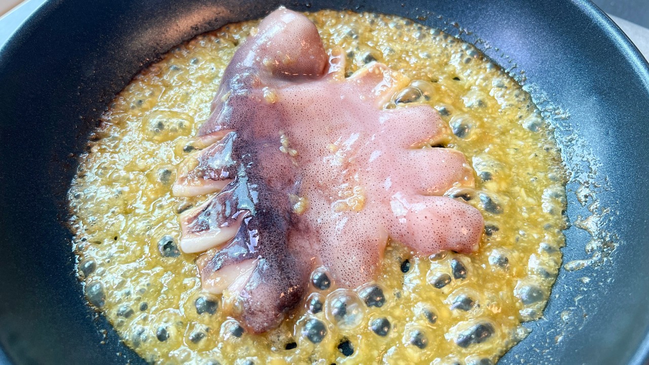 마늘 버터 오징어 구이