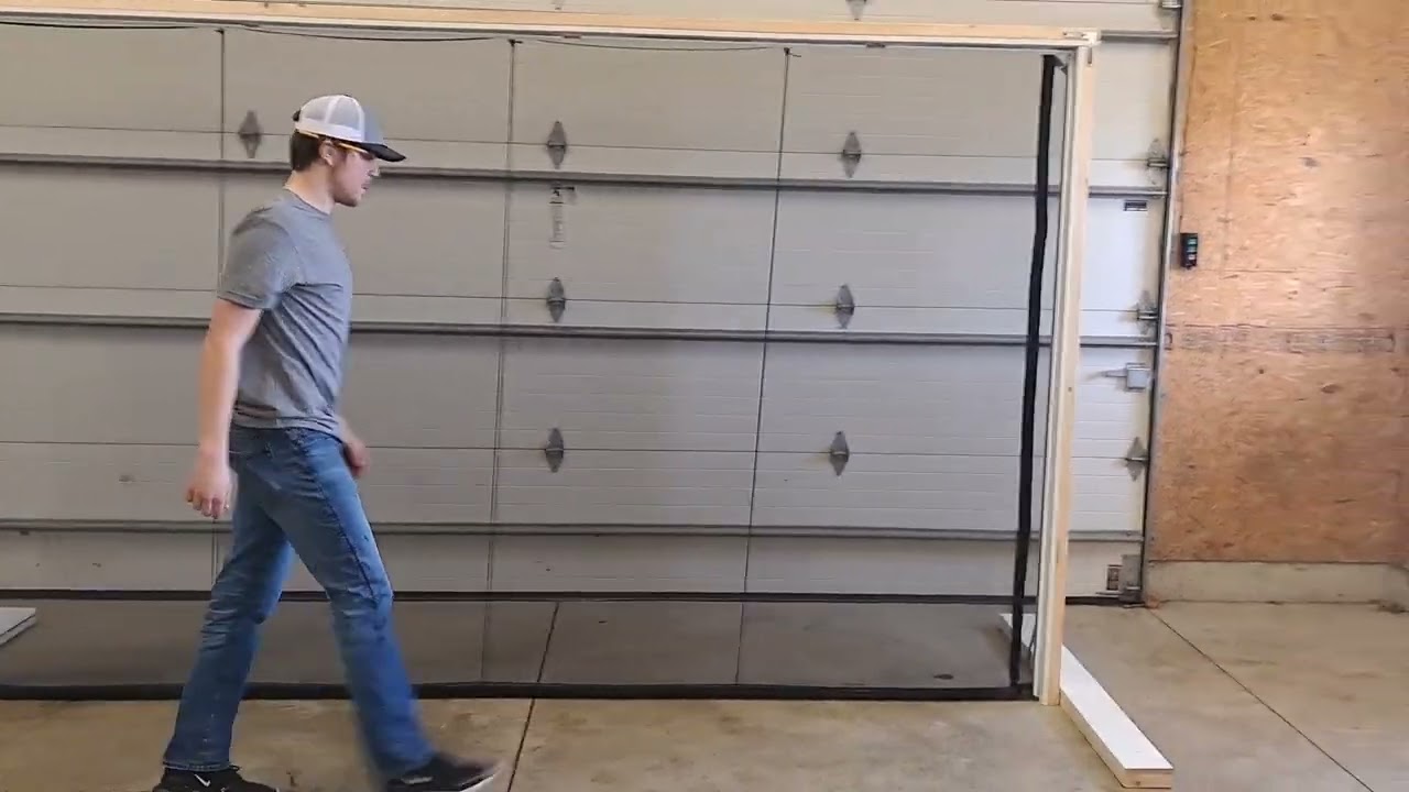 How Our Garage Door Screen Works | Zip Roll Screen Demonstration