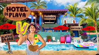 06- 🏨 HOTEL FAMILIAR DE PLAYA 🏝️ ¡Unas Vacaciones de Lujo! 🦩| VERANO MERLIN