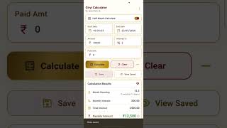 Girvi Calculator App Tutorial | Gold Loan Interest Calculator
