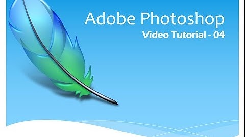 Adobe Photoshop Sinhala Tutorial 04 - crop tool and slice tools