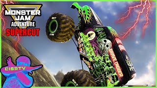 Monster Jam  ADVENTURE | SUPERCUT Ep #1-3 | GRAVE DIGGER & ZOMBIE Face Off Against EL TORO LOCO