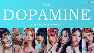 [LYRICS/가사] UNIS (유니스) - DOPAMINE | The 1st Mini Album 'WE UNIS' • huiyoon