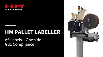 HM Pallet Labeller - one-side, A5 labels, GS1 compliant