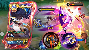 HOW TO EASILY COUNTER YU ZHONG!!😻 BEST RUBY BUILD AND ROTATION 2025