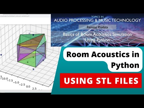 Basics of Room Acoustics Simulation in Python - Using STL Files