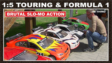 RC Formula 1 & Touring Car 1:5 Trophy / Super Slow Motion