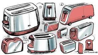 Quick Takes: Toaster Ideation Sketch Page