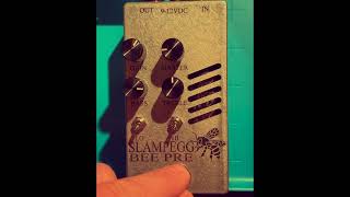Sushi Box Slampegg Bee Pre Simulation Ampeg B-15 Tube Preamp B Effect Pedal Demo