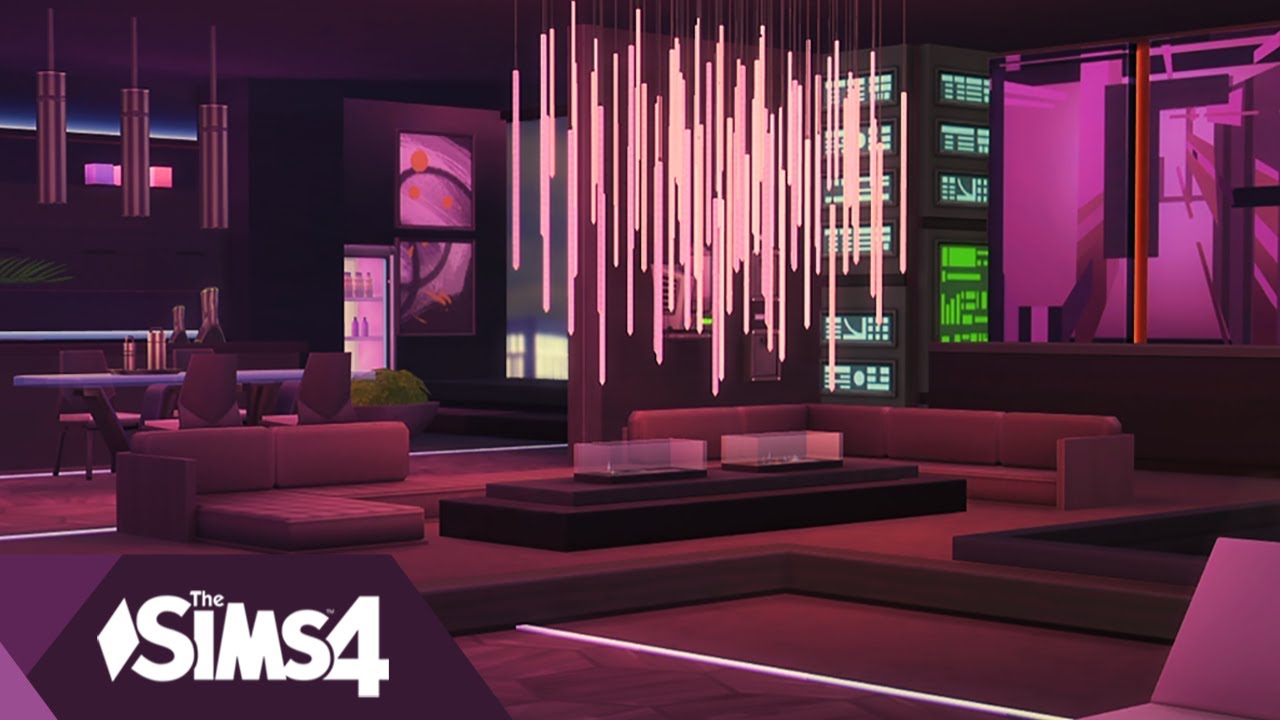 Arasaka Penthouse: Cyberpunk Chic in The Sims 4 | Stop Motion Fun | No cc