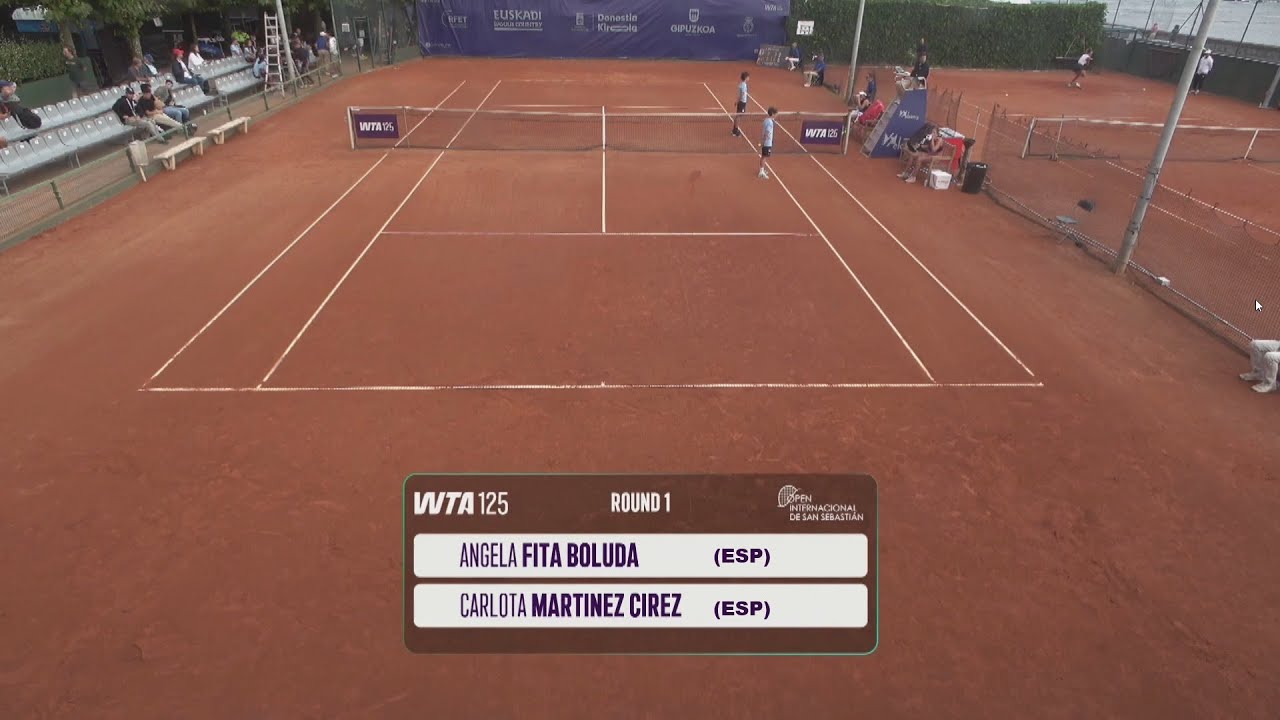 Angela Fita Boluda (ESP) vs Carlota Martinez Cirez (ESP) - Game, Set and Match Point