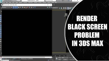 Render Black Screen Problem in 3ds max #3dsmax #vray #3dscreation