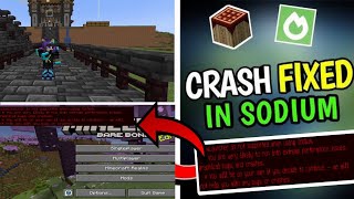 CRASH FIXED IN SODIUM | FULL TUTORIAL | screenshot 3