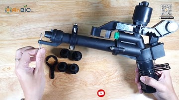 Béc tưới cánh đập 2 tia có chỉnh góc CD1010-01 | AnBIO.vn