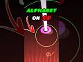 THE ENTIRE ALPHABET ON GEOMETRY DASH!! #geometrydash #gd #shorts #games