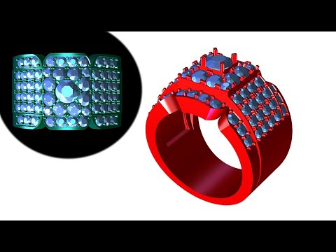 how to design ring with matrix 8 3d modeling software #202 #umphumrin # ...