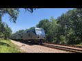 Amtrak p42dc 129 leads the 97 silver meteor southbound through longwood florida