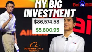 Investing huge into Alibaba and Bidu