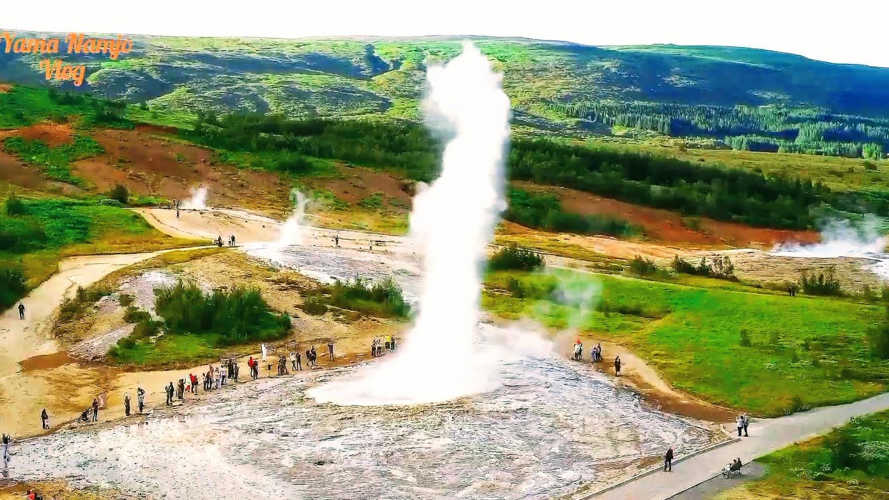 Geysirs of haukadalur iceland