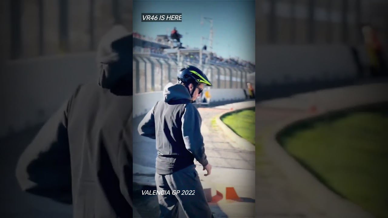 MotoGP Legend Valentino Rossi At Valencia GP 2022