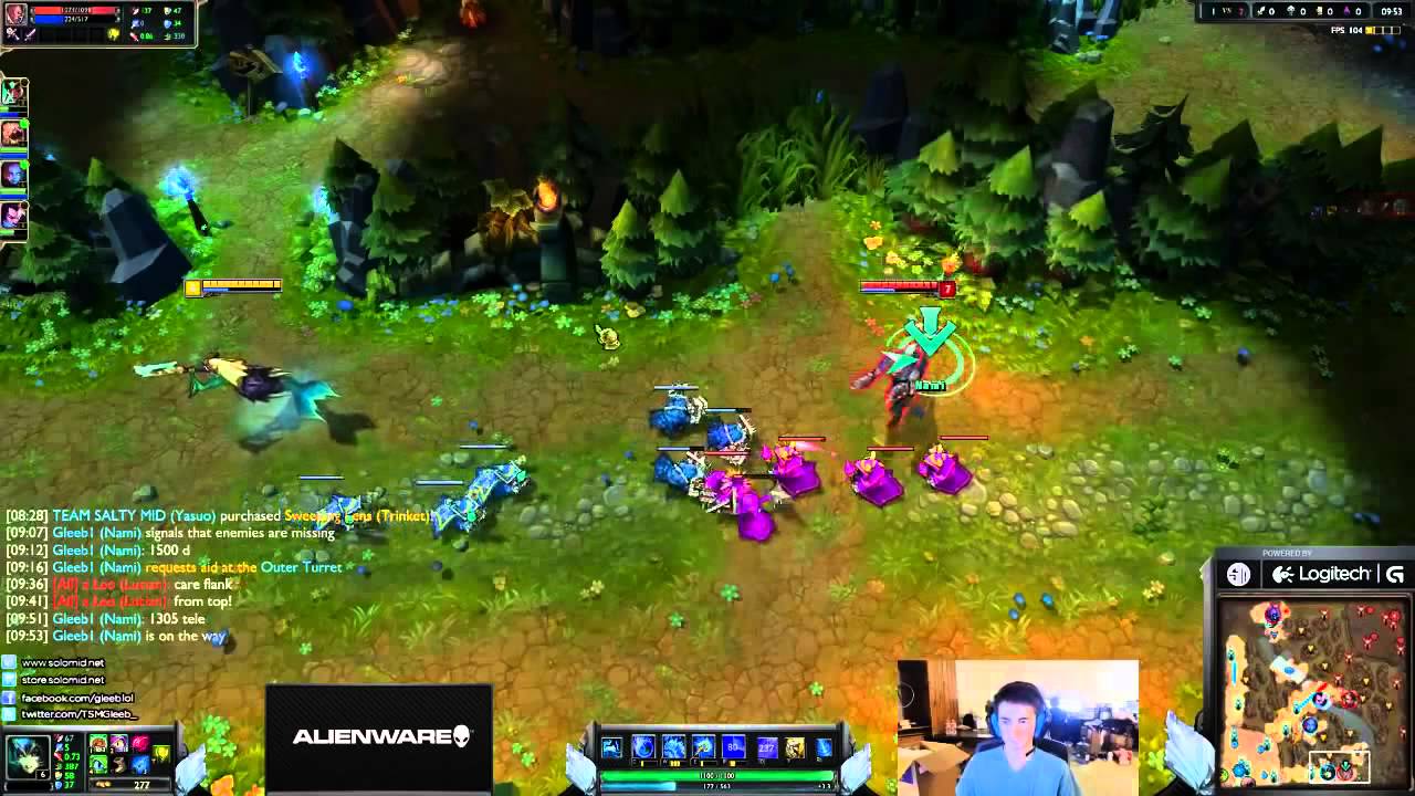 TSM Gleeb   Nami vs Blitzcrank   Support   May 2014   Season 4 4 8 mp4