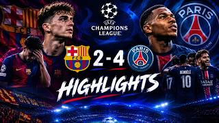 HIGHLIGHTS | PSG 4-2 Fc Barcelona | UEFA Champions League
