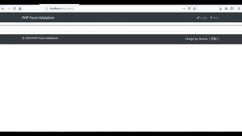 PHP,Mysql,Bootstrap,Form validation 10