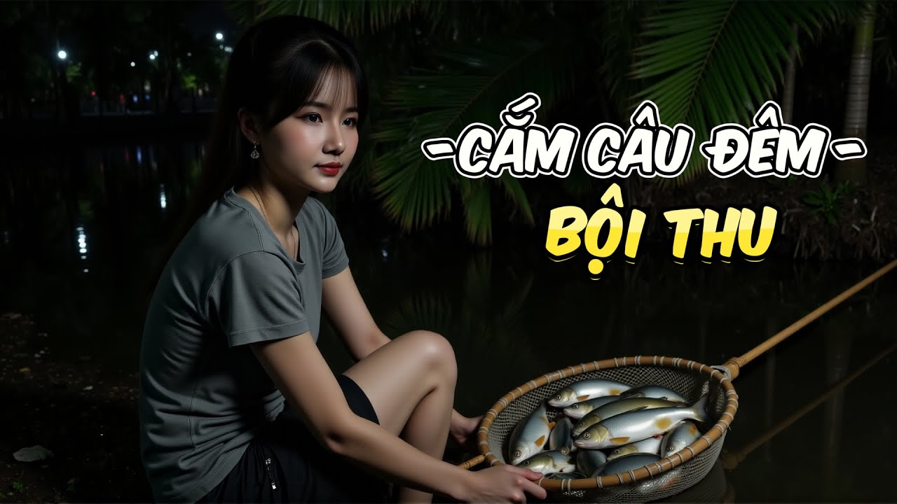 Cắm Câu Đêm Trong Rừng Dừa Cái Kết BỘI THU - Món Cá Nướng Cuốn Bánh Tráng Dân Dã!