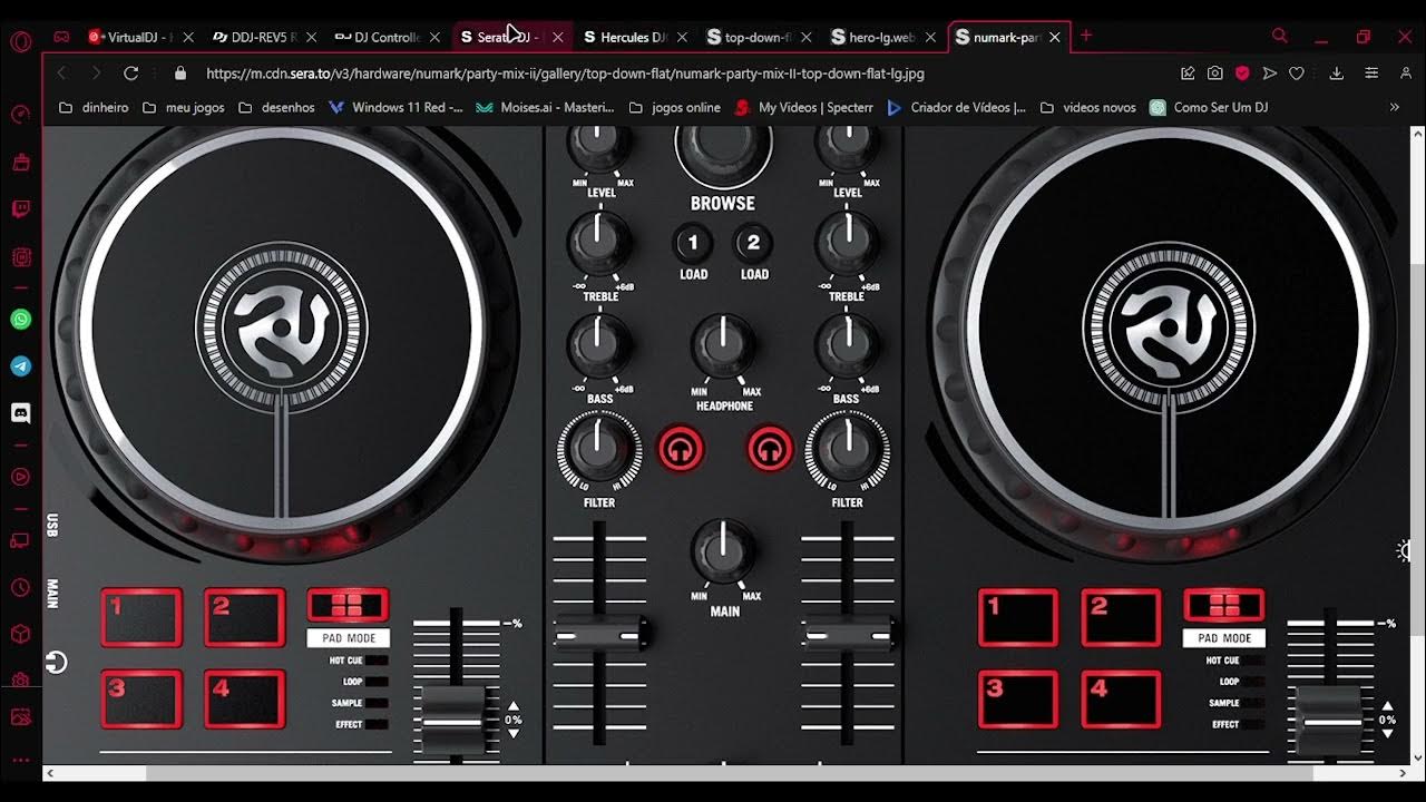 Hercules Dj Control Inpulse 200 Vs Numark Party Mix www.youtube.com