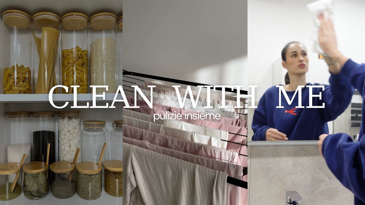 PULIZIE DI CASA QUOTIDIANE & ORGANIZZAZIONE | Clean With Me 🪣🧽  pt.1