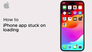 iPhone app stuck on loading  how to fix ( iOS ) 2025