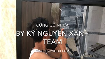 Cổng đẹp - cổng gỗ nhựa Ecowood composite (beatiful gate)