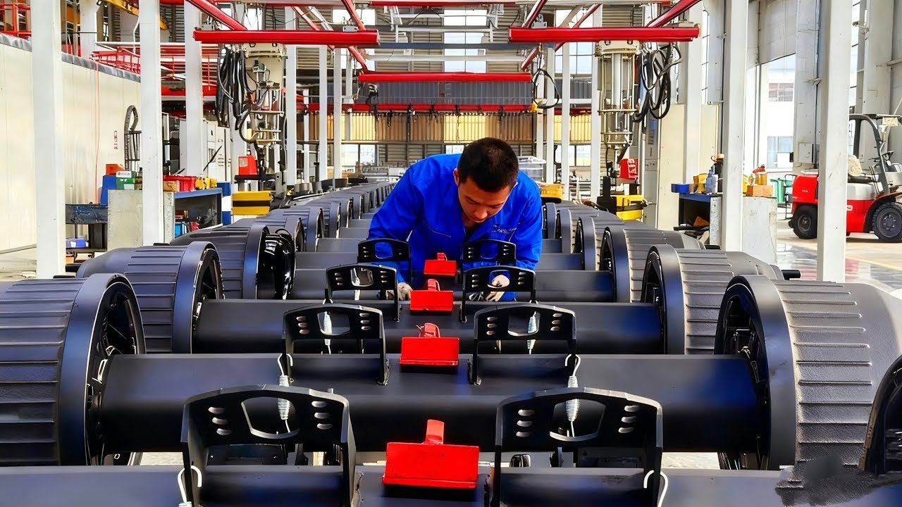 Amazing production process of truck axle, mass production China truck parts factory