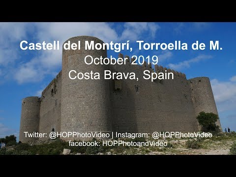 Video: Fortress Montgri (Castell Del Montgr Í) - Alternative View