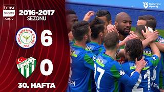 Çaykur Rizespor (6 - 0) Bursaspor Maç Özeti̇ 30. Hafta - 2016/2017