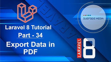 Laravel 8 Tutorial - Export Data in PDF