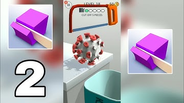 ASMR Slicing Gameplay Walkthrough || Level 31-60 || Part 2 || {Android}