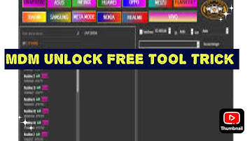 MDM UNLOCK TOOL 💯 FREE WORK