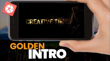 How To Make Gloden Particle Intro With Kinemaster || Kinemaster Intro Editing Tutorial