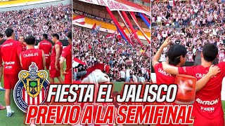 ? ASÍ FUE Y  SE VIVIÓ EL ENTRENAMIENTO DE CHIVAS PREVIO A LA SEMIFINAL | LOCURA EN EL JALISCO