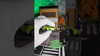 Hot Wheels Lamborghini Gallardo Superleggero slammed with custom designed card!