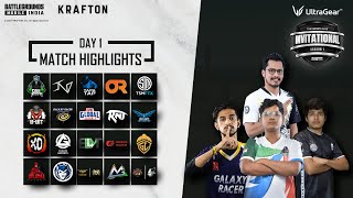 LG UltraGear TEC BGMI Invitational - Season 1 | Day 1 | Match Highlights | SOUL, TAPATAP, TSM.FTX