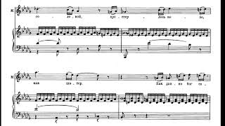 Rimsky-Korsakov. Marfa's Aria from 'The Tsar's Bride' |  piano rehearsal track