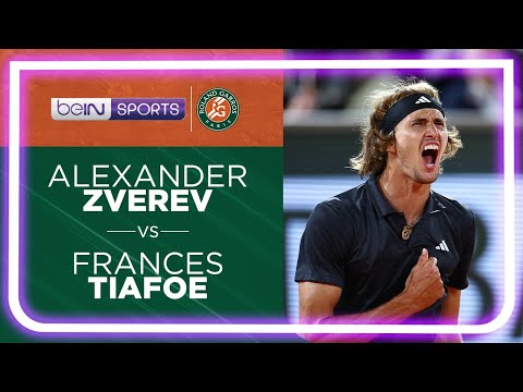 Alexander Zverev vs Frances Tiafoe (3R) | Roland Garros 2023 Highlights