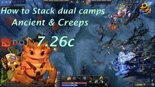 how to stack camps Ancients and Creeps