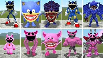 EVOLUTION OF NEW SONIC VS PICKY PIGGY SMILING CRITTERS POPPY PLAYTIME CHAPTER 3 In Garry