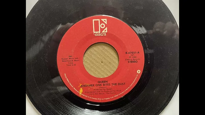1980   Queen   Another One Bites The Dust   45 RPM   Elektra E 47031