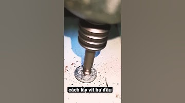 Cách lấy vít gãy, vít hư đầu đơn giản và nhanh gọn. #toolsdiy #screwdriver #shorts