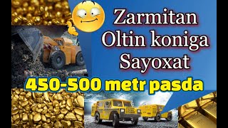 Qo'shrabot Zarmitan Oltin koniga sayoxat qildik, 450-500 metr pasda xavotirli va qiziqarli xolatlar